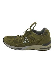 NEW BALANCE◆ローカットスニーカー/US9.5/KHK/スウェード/M991GGW