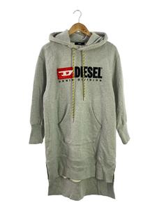 DIESEL◆長袖ワンピース/-/コットン/GRY/BG000014