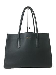 FURLA◆トートバッグ/レザー/BLK