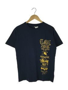 STUSSY◆Tシャツ/S/コットン/NVY