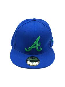 NEW ERA◆キャップ/7 1/8/ウール/BLU/メンズ