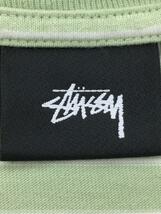 STUSSY◆23SS/ Pin Striped Short-SleeveTシャツ/L/コットン/GRN/ボーダー/1140331_画像3