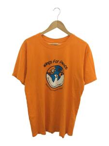 90s/anvilボディ/USA製/Winfs for Peace/Tシャツ/L/コットン/ORN/プリント