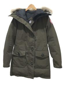 CANADA GOOSE◆BRONTE PARKA/ブロンテパーカー/ダウンジャケット/M/ポリエステル/カーキ/2603JL