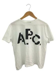 A.P.C.◆アーペーセー/4114413/Tシャツ/S/コットン/ホワイト/プリント