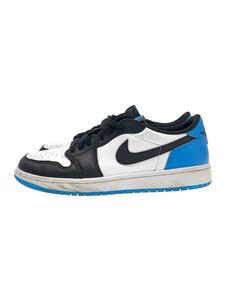 NIKE◆AIR JORDAN 1 LOW OG_エアジョーダン 1 ロー OG/26cm/BLU/レザー