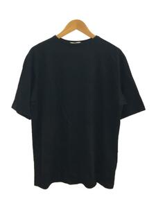 AURALEE◆Tシャツ/4/コットン/BLK/Luster Plating Narrow Boat Neck/A23SB03GT