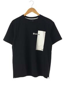 BLACK LABEL CRESTBRIDGE◆Tシャツ/M/ポリエステル/BLK/無地/51P31-321-09/ロッキングシートプリント