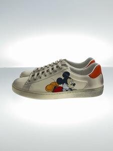 GUCCI◆×Disney/ローカットスニーカー/UK8/ベージュ/レザー/603697