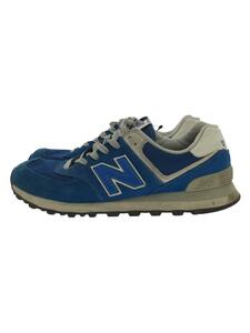 NEW BALANCE◆ニューバランス/ML574/26cm/BLU/スウェード