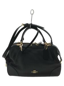 COACH◆ローアン サッチェル/ハンドバッグ/レザー/BLK/69621