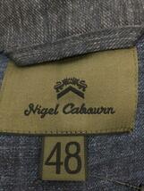 Nigel Cabourn◆ベスト/48/リネン/IDG/無地/8040-00-70006_画像3