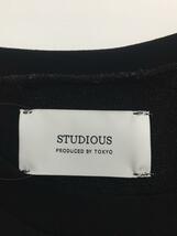 STUDIOUS◆STUDIOUS/100322010/Tシャツ/2/アクリル/BLK_画像3