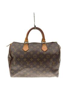 LOUIS VUITTON◆1)スピーディ30_モノグラム・キャンバス_BRW/PVC/BRW/総柄