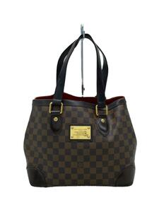 LOUIS VUITTON◆ハムステッドPM_ダミエ・エベヌ_BRW/PVC/BRW