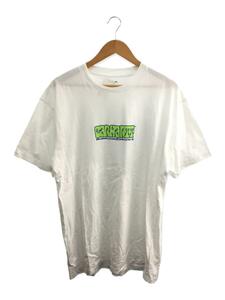 Carhartt◆S/S HEAT SCRIPT/Tシャツ/XL/コットン/WHT/無地