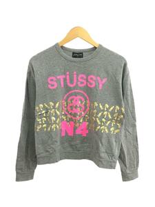 STUSSY◆スウェット/S/コットン/GRY