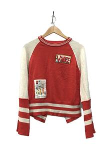mira mikati/ sweater ( thin )/34/ cotton / red 
