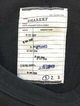 SHAREEF◆半袖Tシャツ/SH-2053D/1/コットン/BLK/黒_画像3