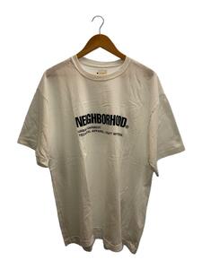 NEIGHBORHOOD◆Tシャツ/XXL/コットン/WHT/231PCNH-ST02