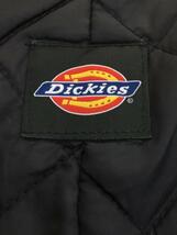 DICKIES◆オーバーオール/-/コットン/BLK/キルトライナー_画像4