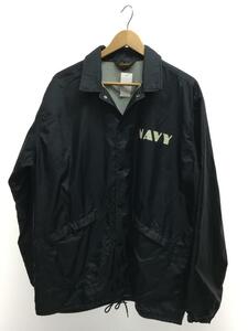 WAREHOUSE◆COACH JACKET NAVY/ジャケット/XL/ナイロン/ブラック