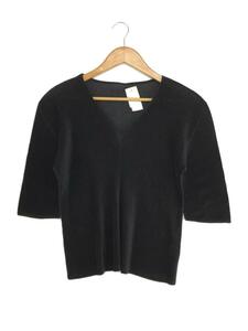 PLEATS PLEASE ISSEY MIYAKE◆Tシャツ/3/ポリエステル/BLK/PP02FK117