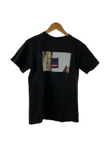 Supreme◆19AW/Banner tee/Tシャツ/S/コットン/BLK