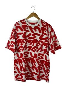 Supreme◆23SS/Stacked Intarsia S/S Top/Tシャツ/M/コットン/RED