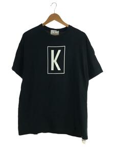 KIYONAGA&CO◆Tシャツ/XL/コットン/BLK/無地/K-000017