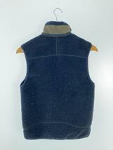 patagonia◆フリースベスト/XS/ポリエステル/ブラック/無地/23046F9/CLASSIC RETRO-X VEST_画像2