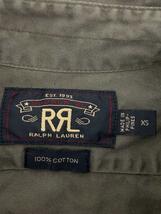 RRL◆長袖シャツ/XS/コットン/KHK_画像3