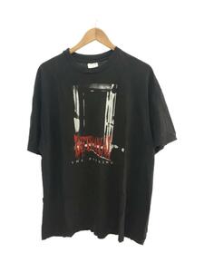 Hanes◆90s/Tシャツ/XL/コットン/BLK/プリント/BETRAYAL/シングルステッチ