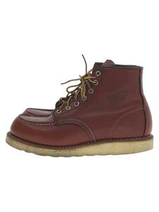 RED WING◆レースアップブーツ/25cm/BRW/9106