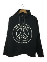 PARIS SAINT-GERMAIN◆ジップパーカー/XL/ポリエステル/BLK/21-070-340-0003-0-1_画像1