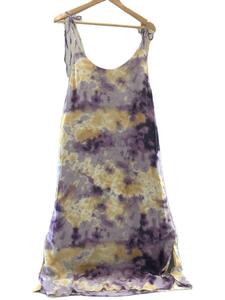 MILK FED.◆TIE DYE CAMISOLE DRESS/ノースリーブワンピース/one/レーヨン/マルチカラー