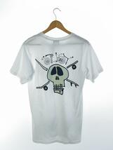 STUSSY◆SURF SKATE Skull TEE/S/コットン/WHT_画像2