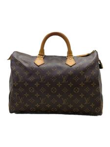 LOUIS VUITTON◆1)スピーディ35_モノグラム・キャンバス_BRW/PVC/BRW