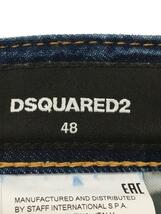 DSQUARED2◆RUN DAN JEAN/ダメージ加工/48/コットン/インディゴ/S71LB0650_画像5