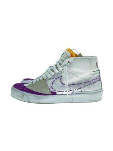 NIKE◆BLAZER MID EDGE_ブレーザー ミッド エッジ/27.5cm/WHT/レザー