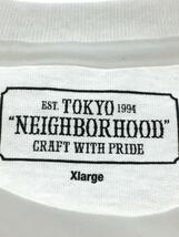 NEIGHBORHOOD◆長袖Tシャツ/XL/コットン/WHT/182LBFRN-LTM01S_画像3