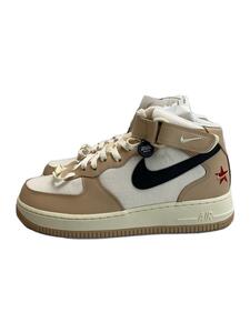 NIKE◆AIR FORCE 1 MID 07 LX_エア フォース 1 ミッド 07 LX/26.5cm/BEG/箱付属