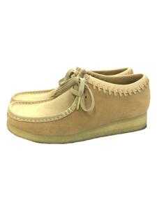 Clarks* deck shoes /24.5cm/ Camel / tea / suede /11826