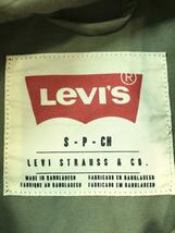 Levi’s◆ミリタリージャケット/フード収納可/S/コットン/カーキ/総柄/17535-0001_画像3