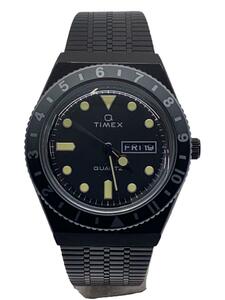 TIMEX◆クォーツ腕時計/アナログ/ステンレス/BLK/BLK/TW2U61600