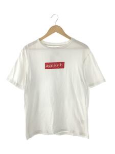 agnes b. homme◆Tシャツ/XL/コットン/WHT/無地/7835SBP5