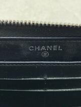 CHANEL◆長財布/レザー/BLK/メンズ_画像3