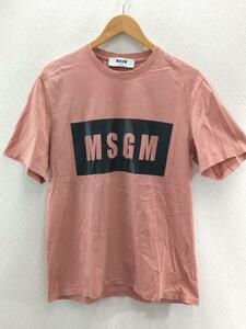 MSGM◆Tシャツ/S/コットン/PNK/2340MM67