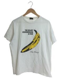 THE VELVET UNDERGROUND&NICO/Andy Warhol/推Tシャツ/コットン/WHT