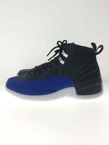 NIKE◆AIR JORDAN 12 RETRO_エアジョーダン 12 レトロ/25cm/BLK